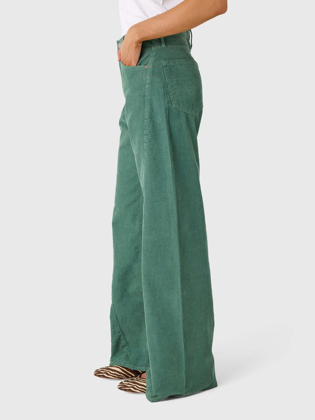 Mother Women's The Lemon Twist Sneak Jean - Saint Bernard
