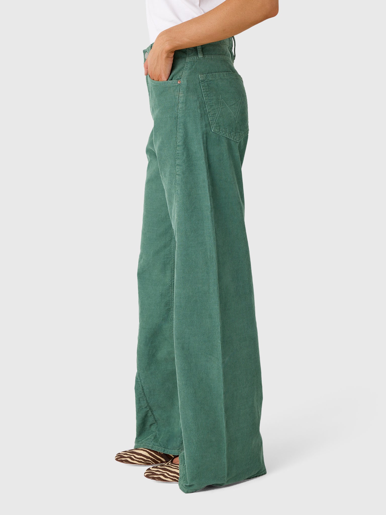 Mother Women's The Lemon Twist Sneak Jean - Saint Bernard