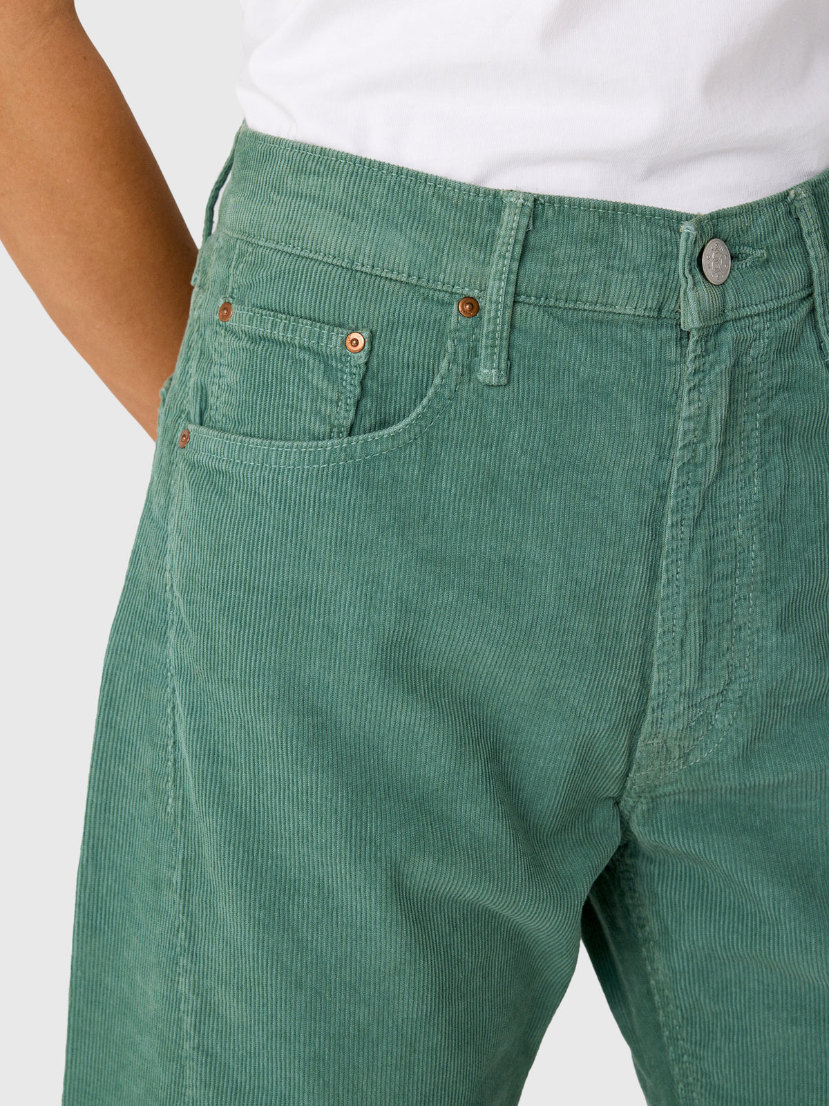 Mother Women's The Lemon Twist Sneak Jean - Saint Bernard