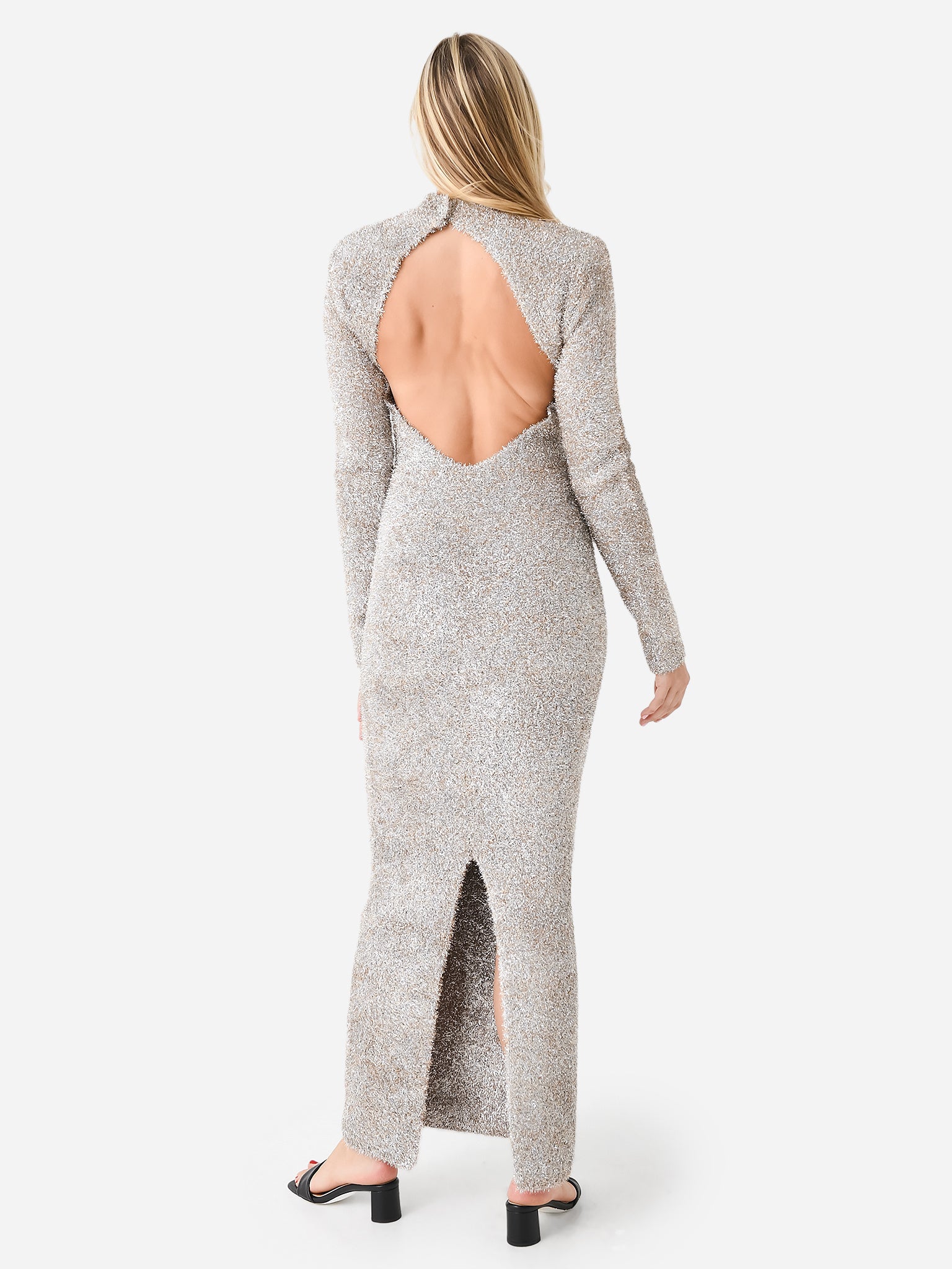 Rotate Women's Glitter Knit Maxi Dress Rotate Women's Glitter Knit Maxi Dress