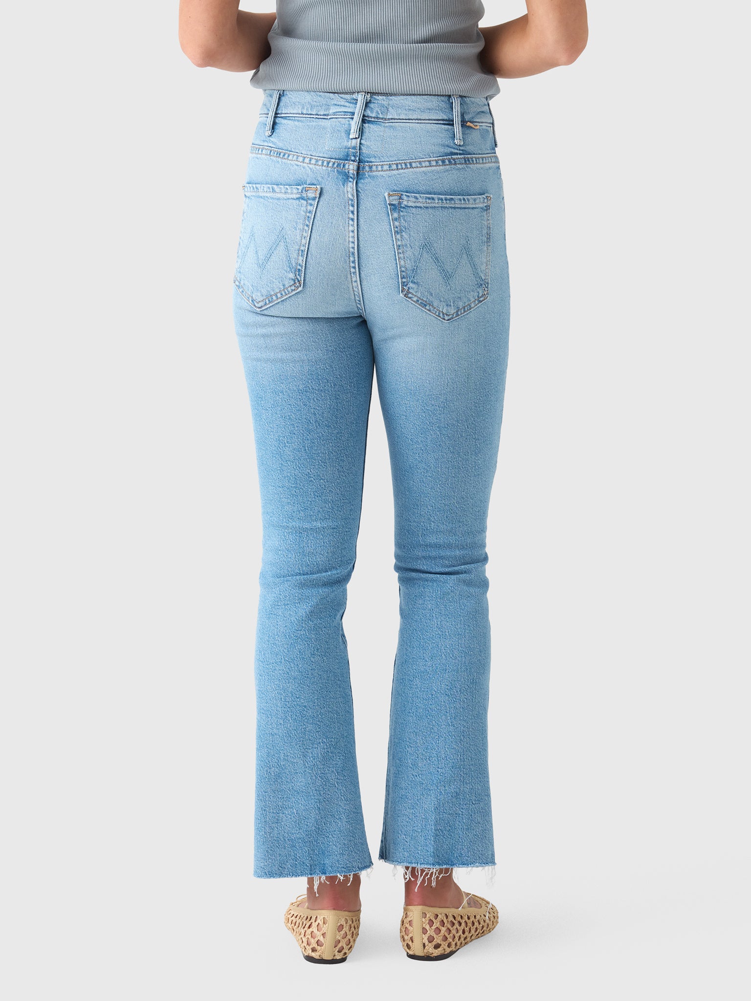 Mother Women's The Hustler Ankle Fray Jean - Saint Bernard