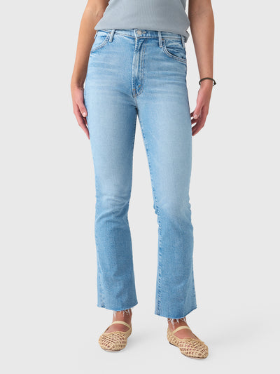 Mother Women's The Hustler Ankle Fray Jean - Saint Bernard