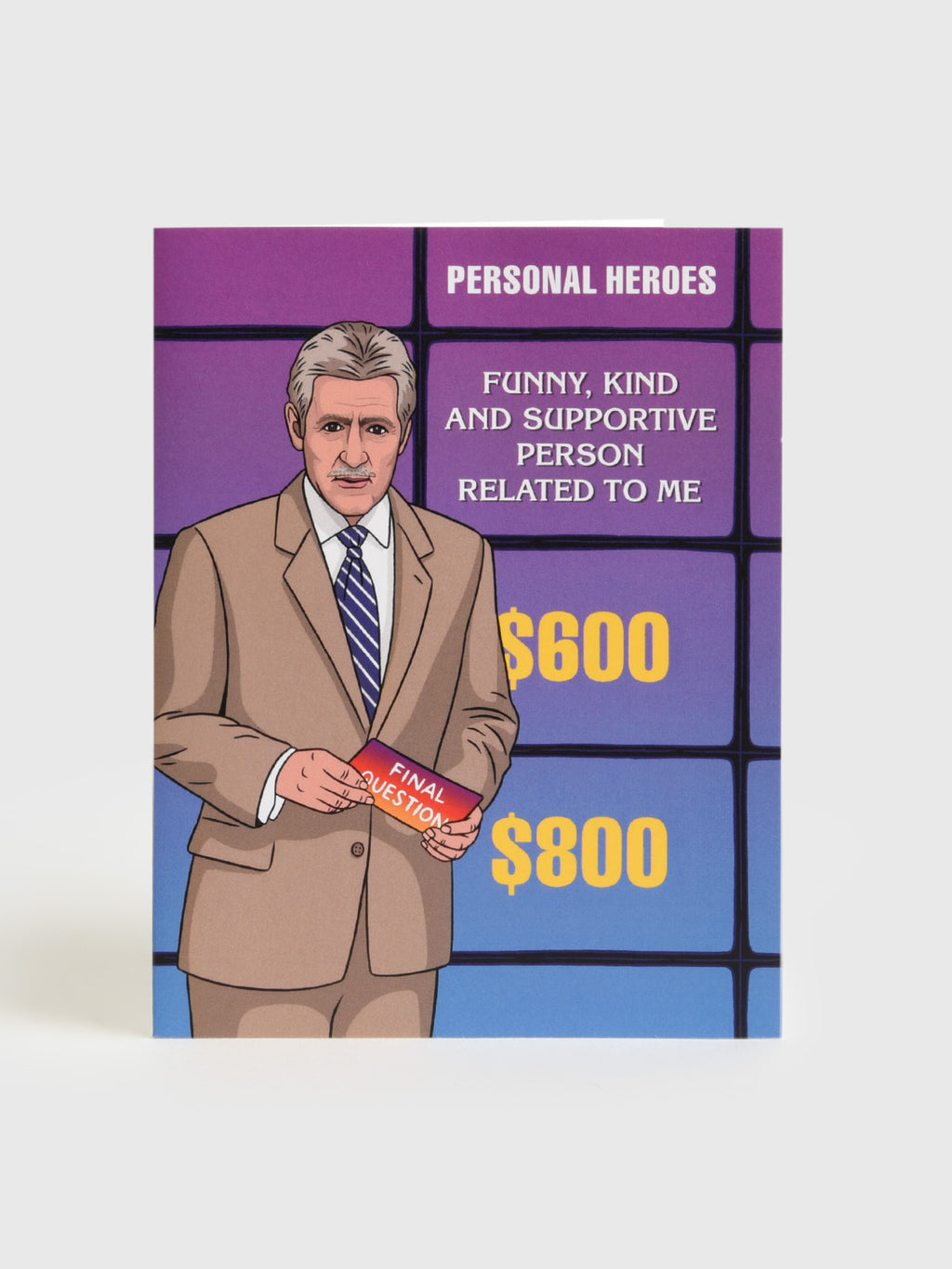 The Found Jeopardy Father's Day Card - Saint Bernard