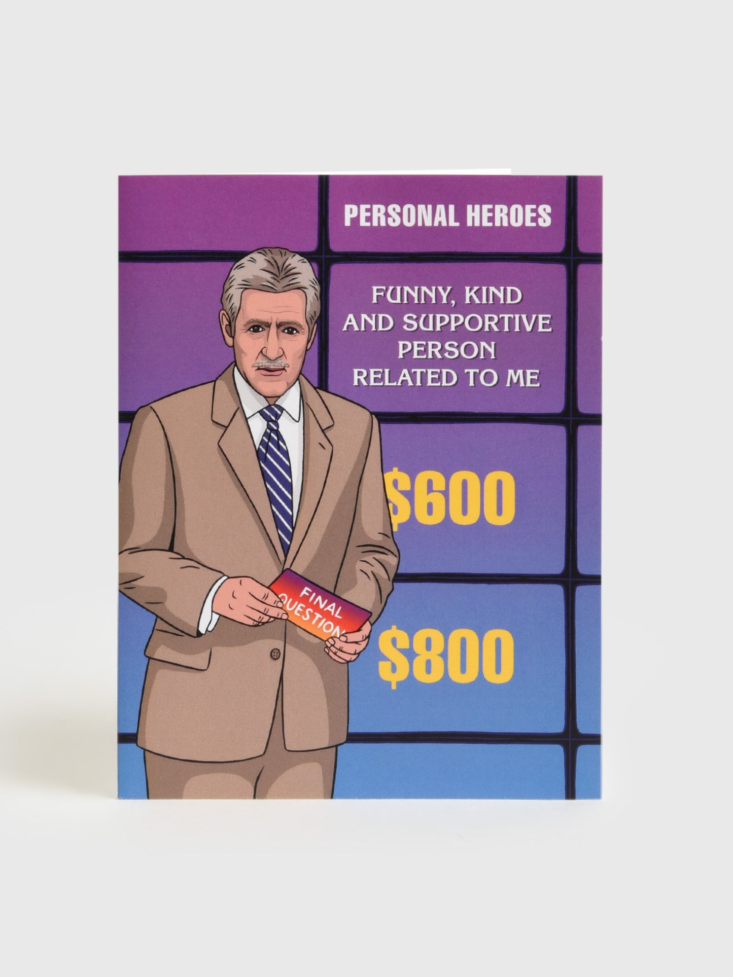 The Found Jeopardy Father's Day Card - Saint Bernard