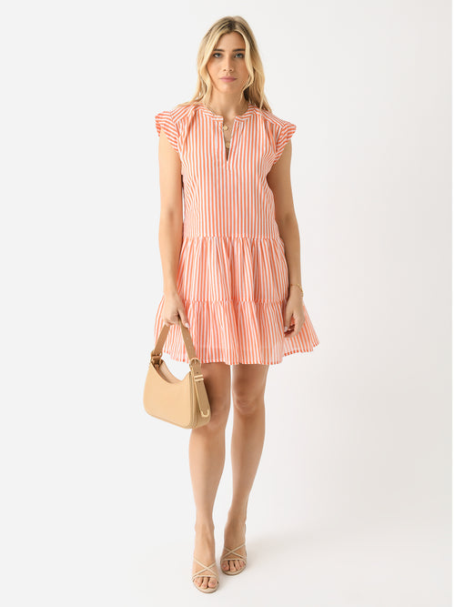 Oliphant Women's Roll Sleeve Mini Dress