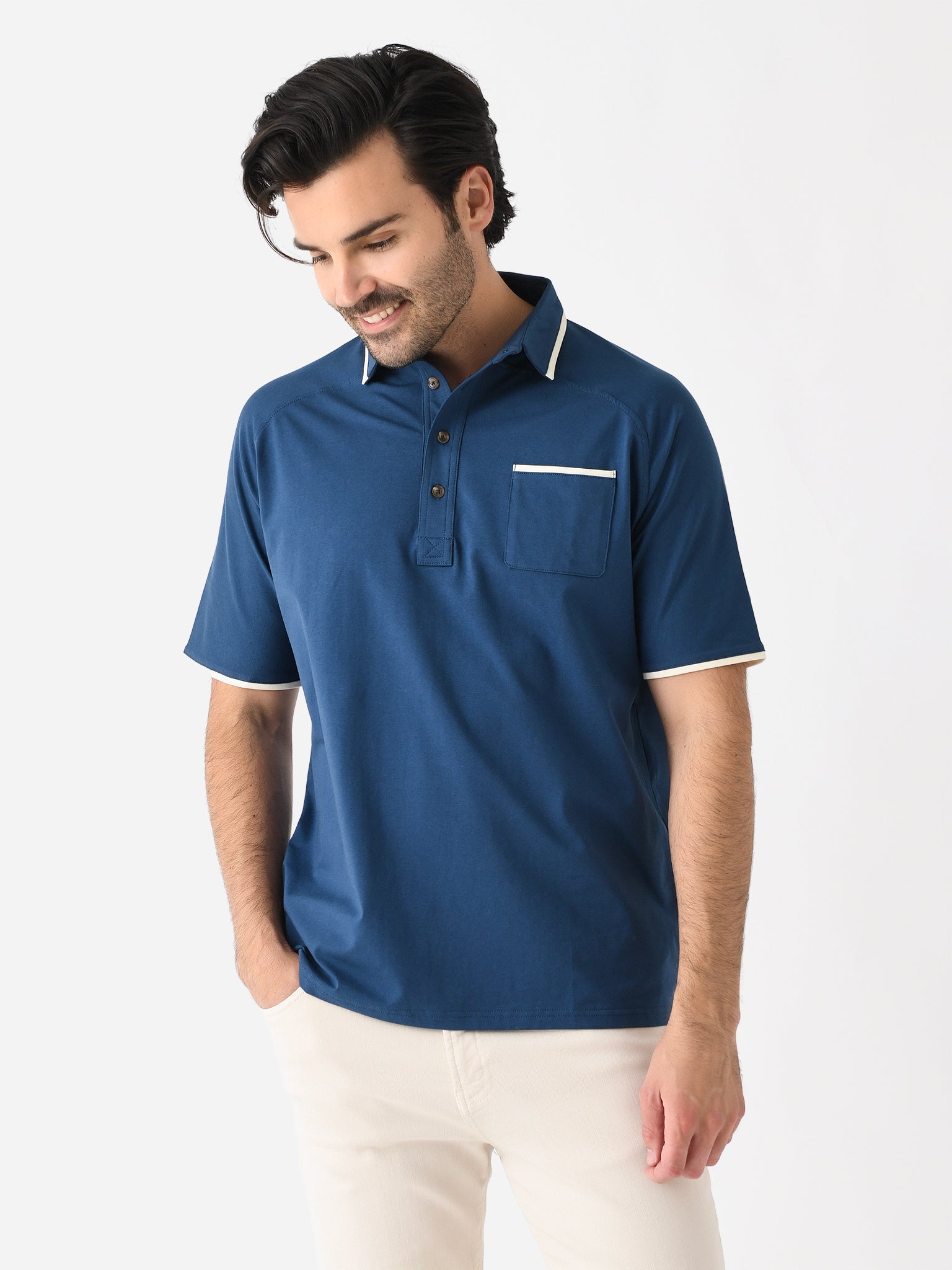 Mañana Men's Lake Polo - Saint Bernard