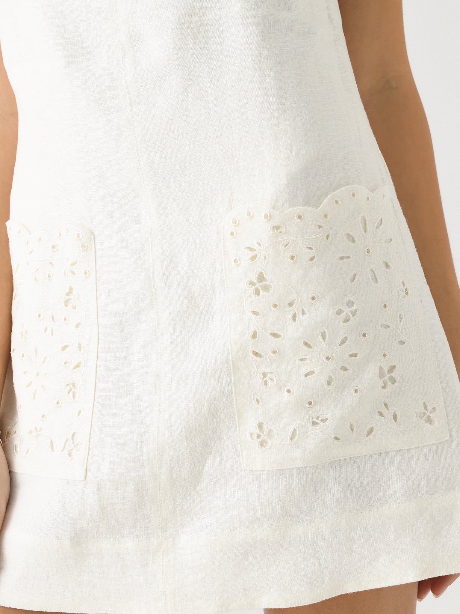 Peony Women's Embroidered Shift Mini Dress Peony Women's Embroidered Shift Mini Dress