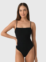 Peony Women's Shirred One-Piece Swimsuit - Saint Bernard