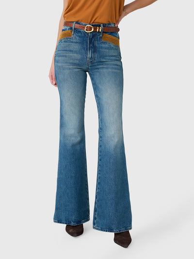 Mother Women's The Pointy Pocket Doozy Heel Jean - Saint Bernard