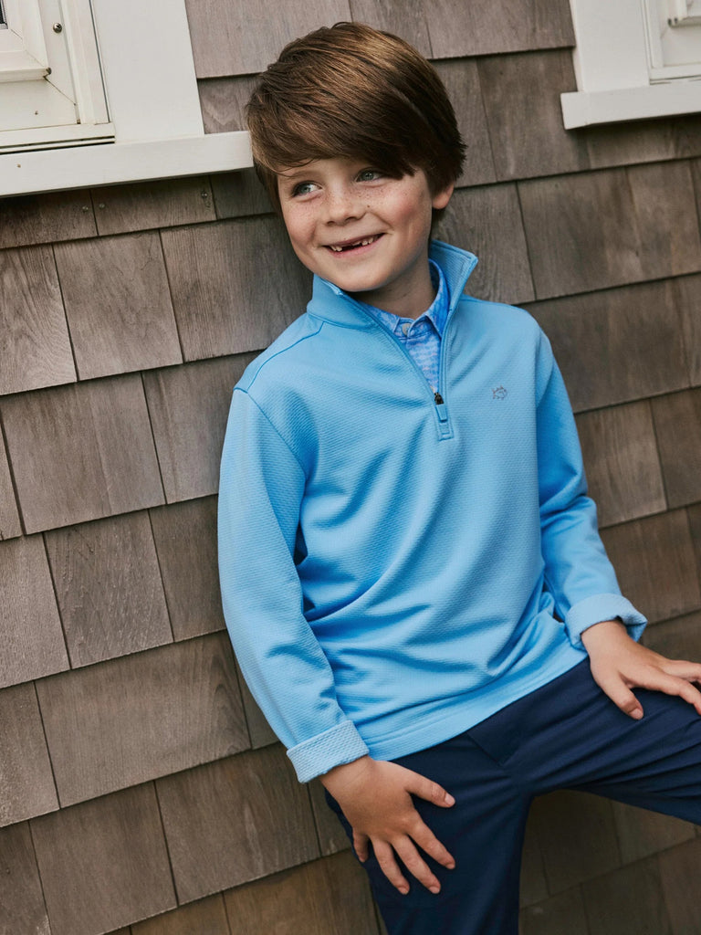 Southern Tide Boys' Schooner QuarterZip Saint Bernard