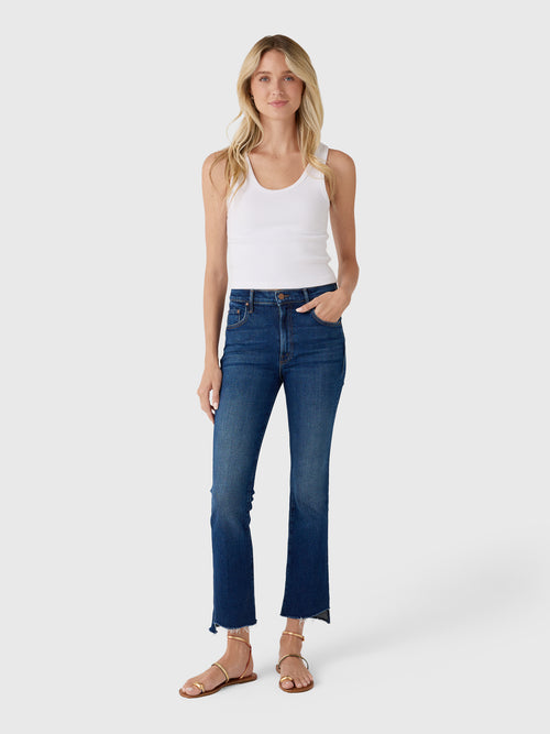 Mother Women's The Insider Ankle Step Fray Jean