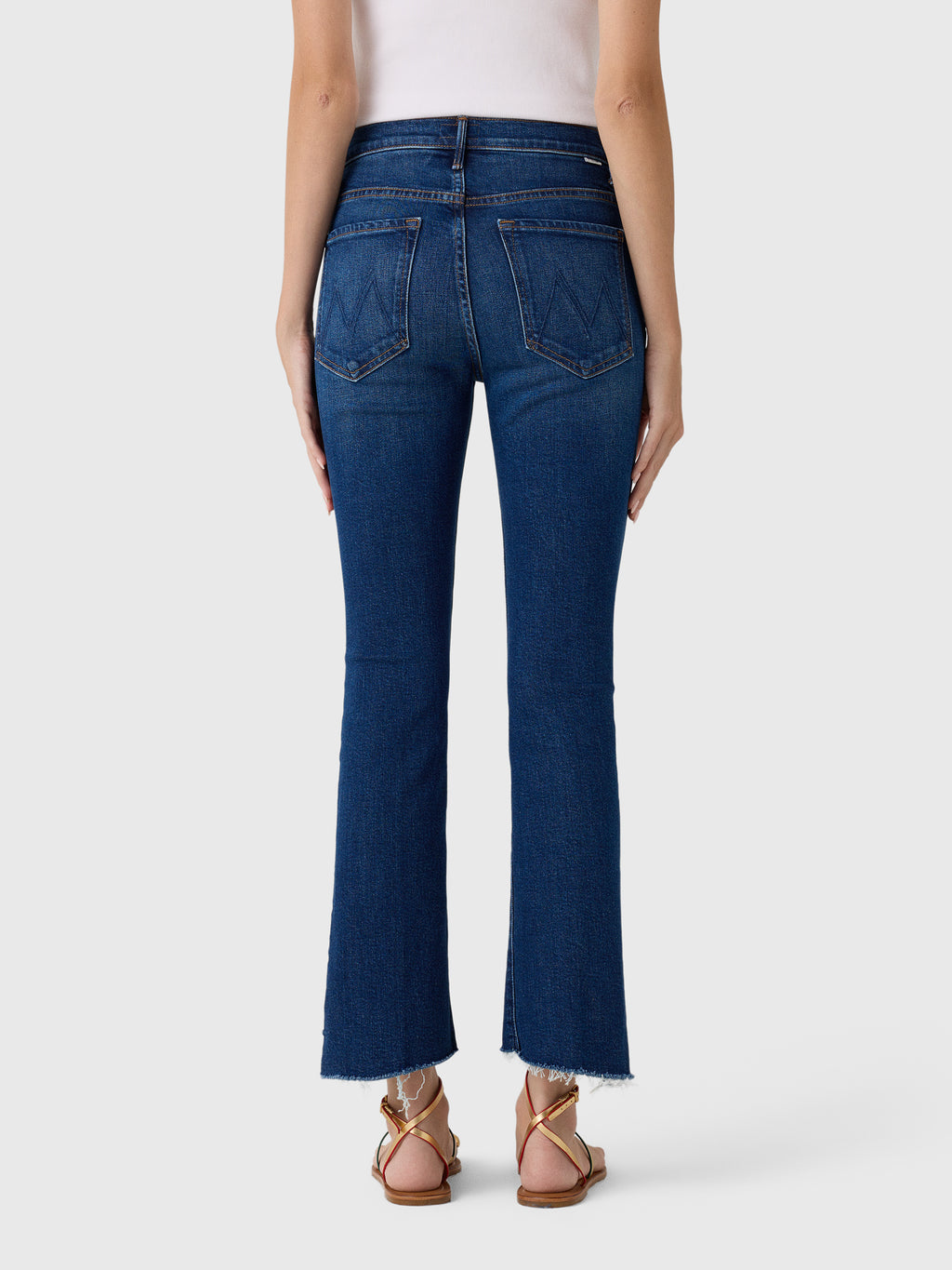 Mother Women's The Insider Ankle Step Fray Jean - Saint Bernard