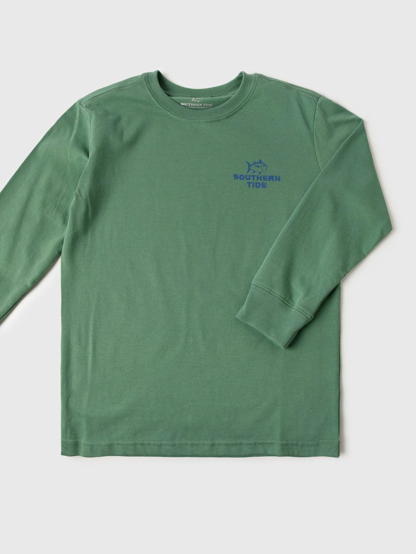 Southern Tide Boys' Skipjack Facts Long Sleeve T-Shirt - Saint Bernard