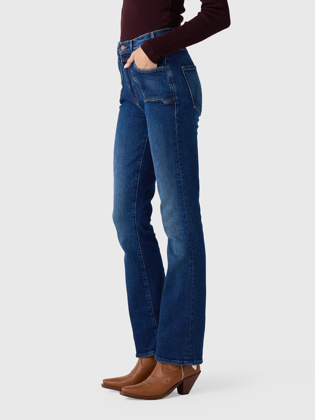Mother Women's The Buckle Bunny Hustler Skimp Jean - Saint Bernard