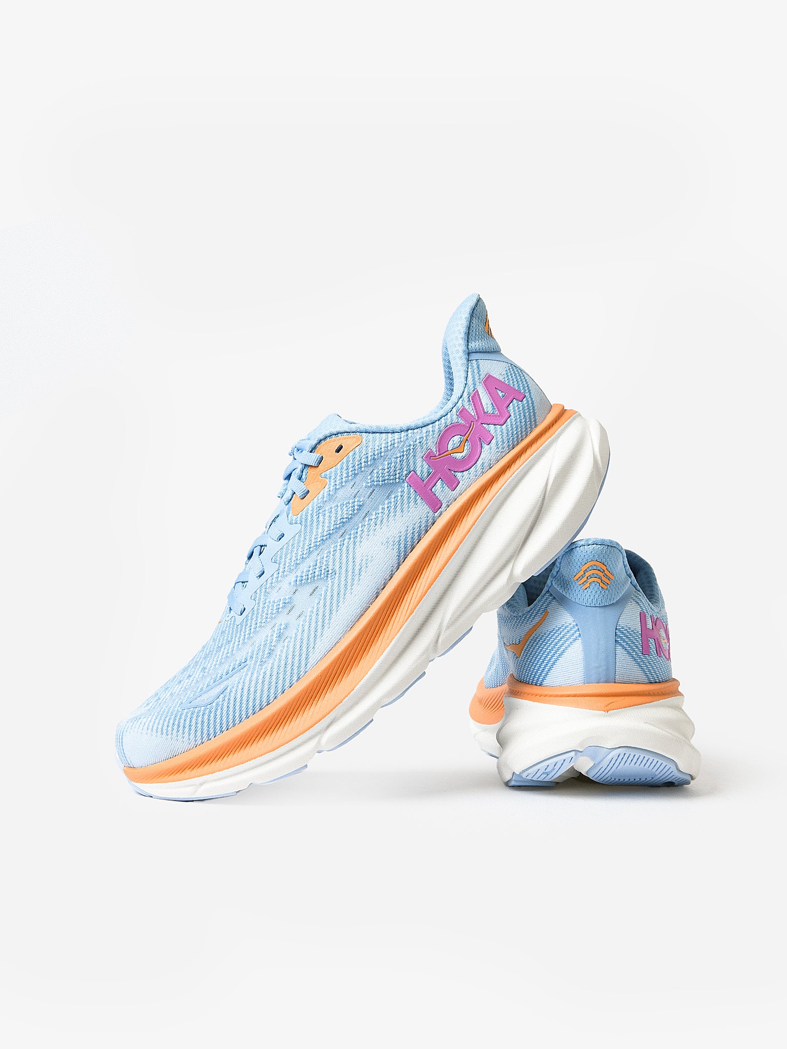 HOKA Women's Clifton 9 Wide Running Shoe - Saint Bernard