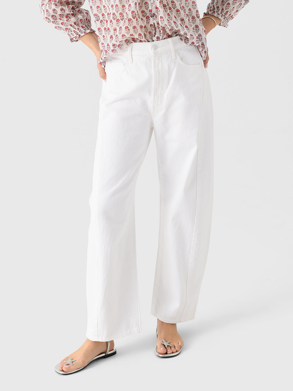 Mother Women's The Full-Pipe Ankle Jean - Saint Bernard