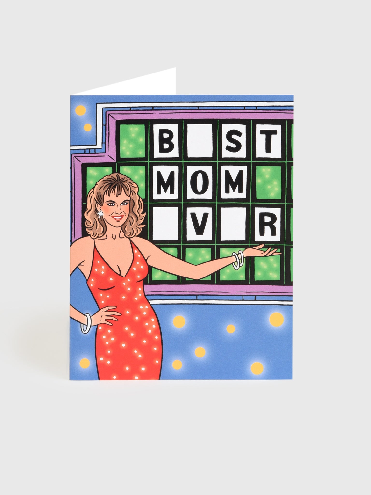 The Found Wheel of Fortune Best Mom Ever Card - Saint Bernard