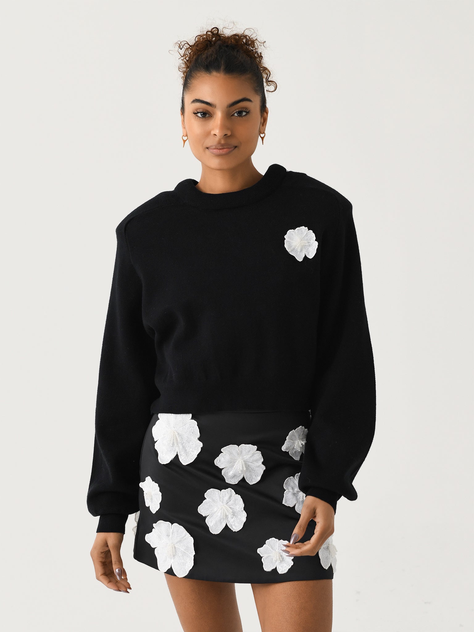 Rotate Women's Firm Knit Jumper - Saint Bernard