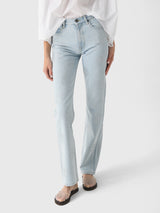 Rotate Women's Washed Twill Stud Jean - Saint Bernard