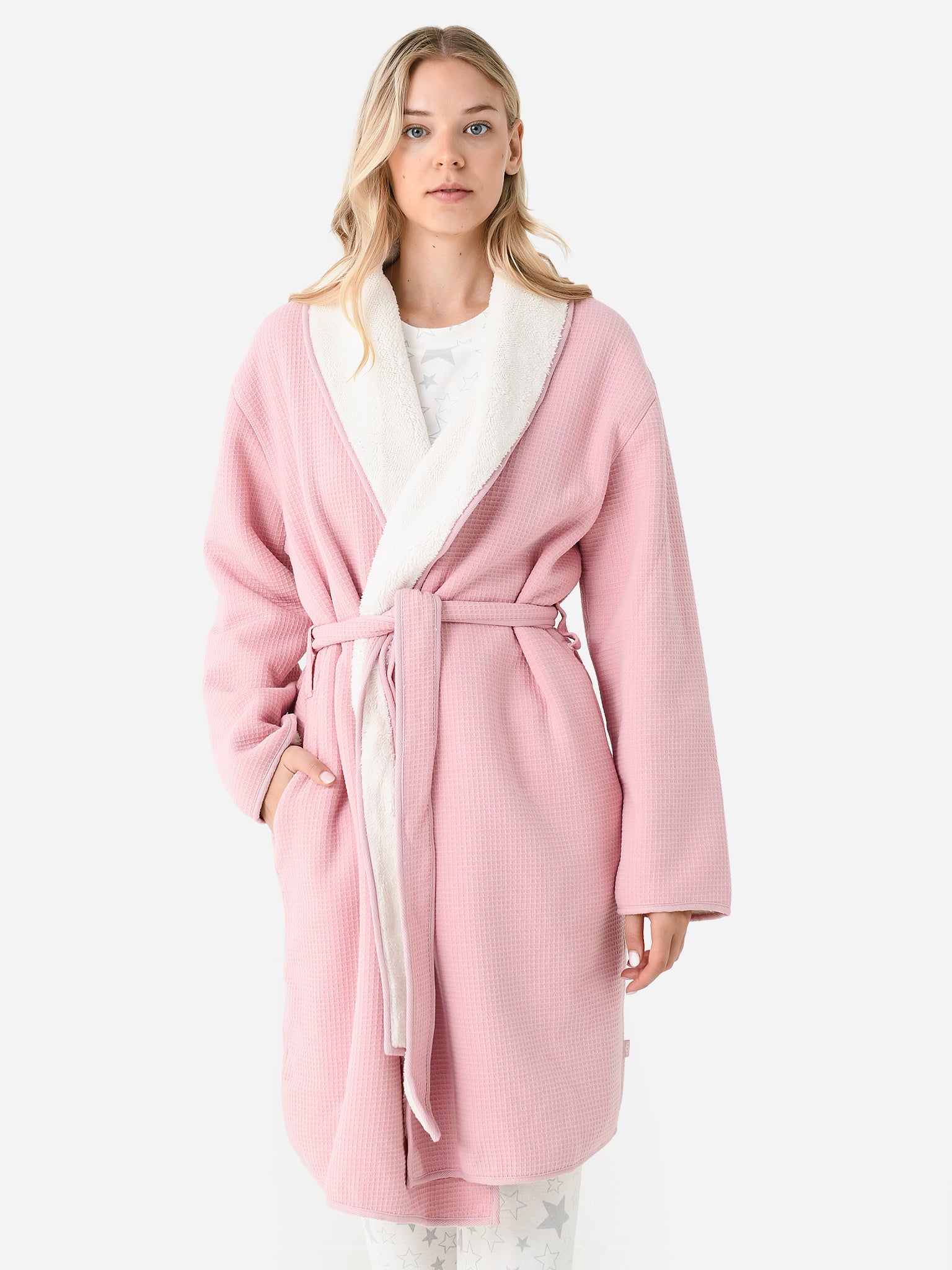UGG Women's Anabella Reversible Robe - Saint Bernard