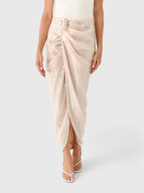 Rotate Women's Sequin Knot Skirt - Saint Bernard