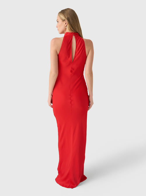 Rotate Women's Satin Maxi Dress