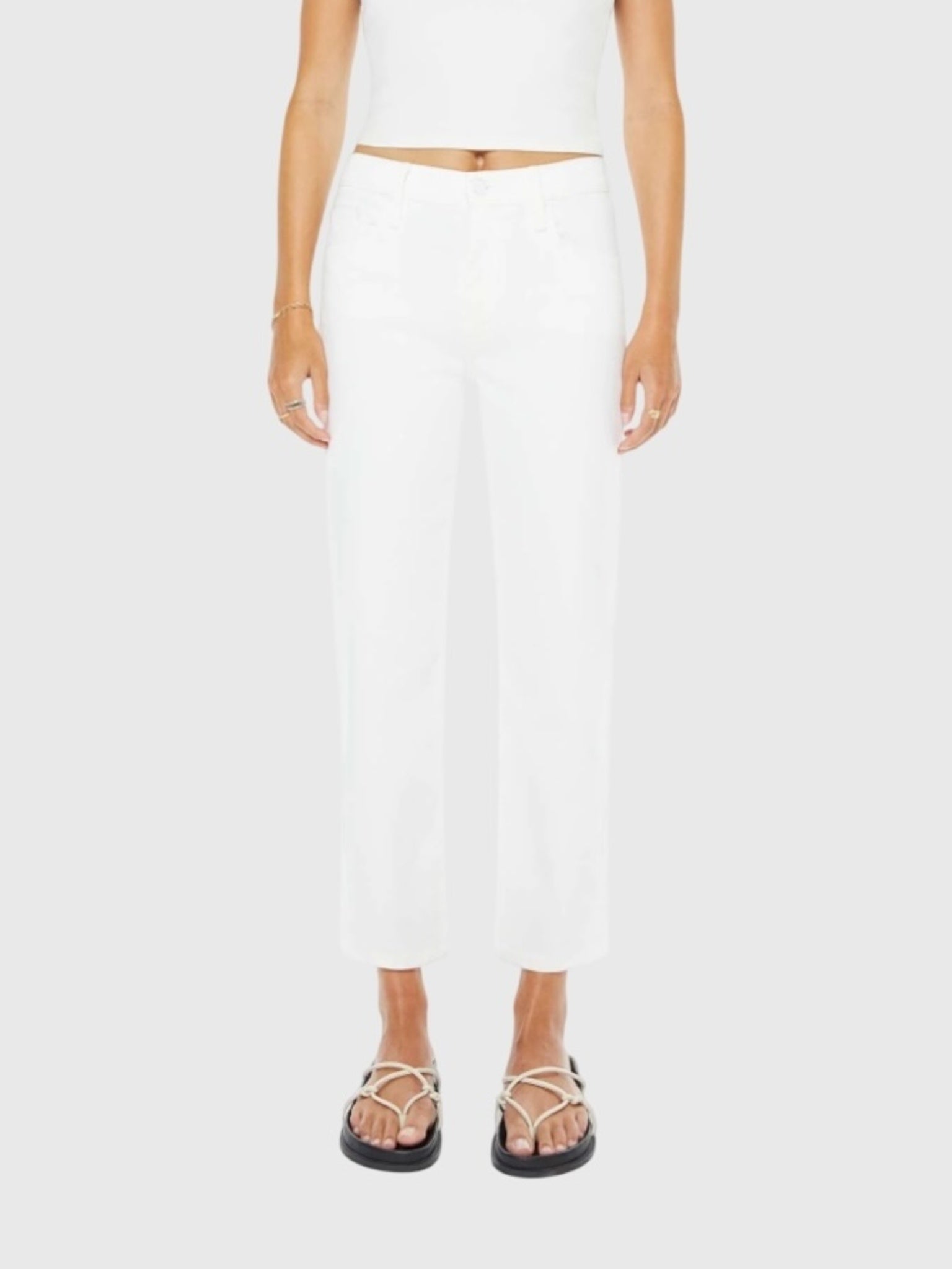 Mother Women's The Newbie Ankle Jean - Saint Bernard