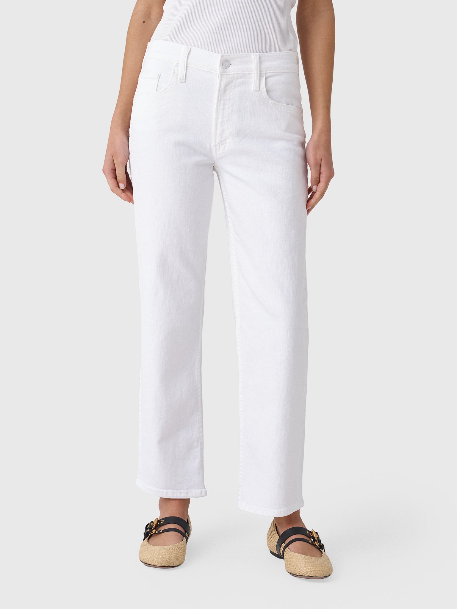 Mother Women's The Newbie Ankle Jean - Saint Bernard