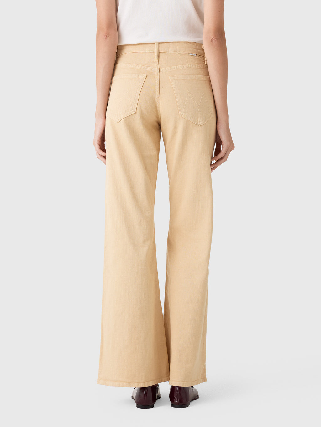Mother Women's The Mid Rise Sidestepper Twist Sneak Jean - Saint Bernard