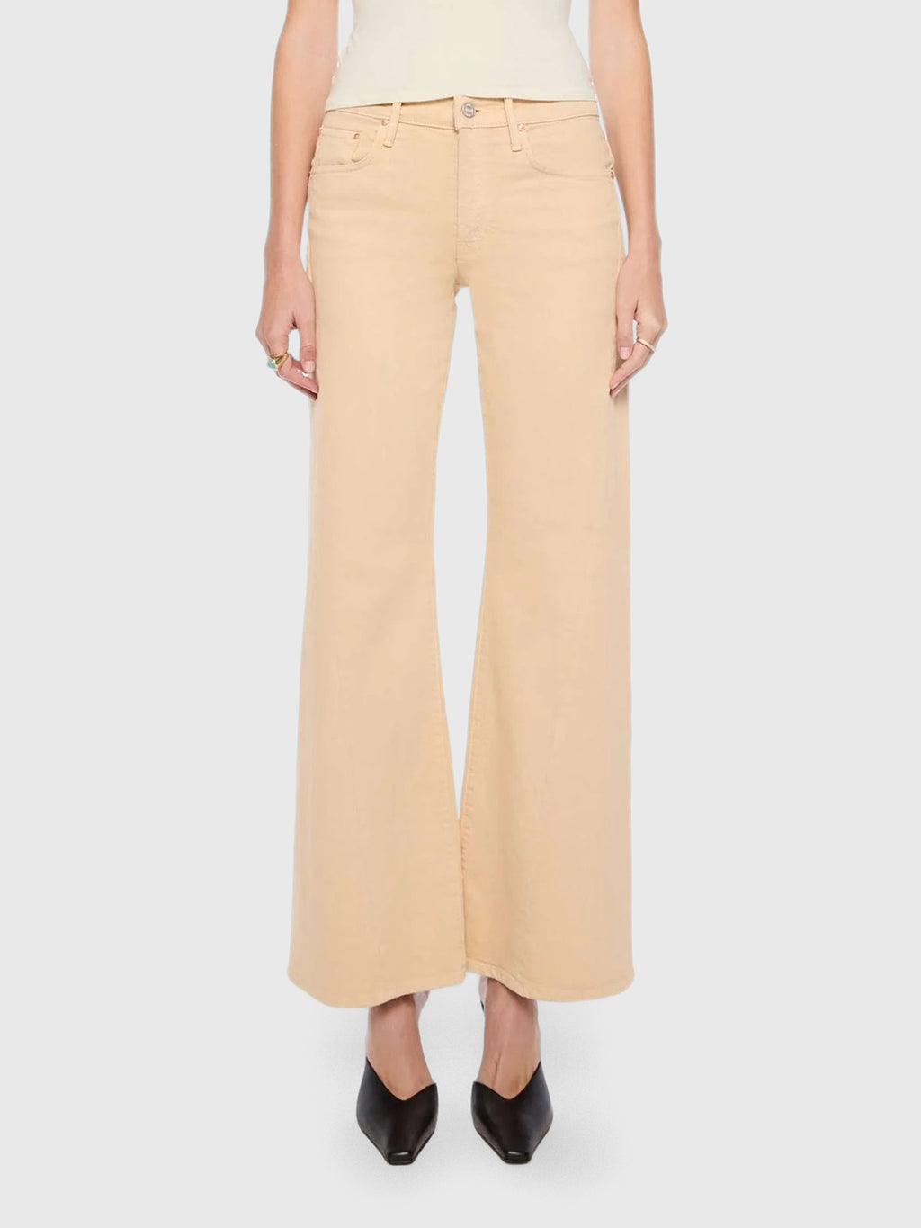 Mother Women's The Mid Rise Sidestepper Twist Sneak Jean