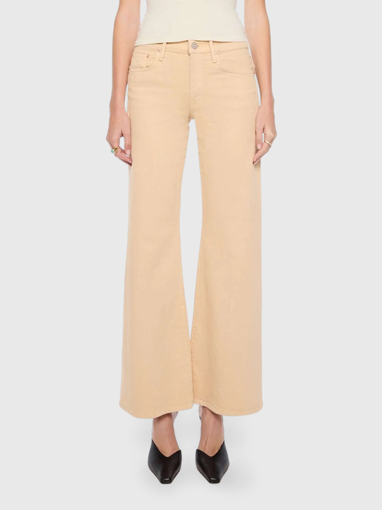Mother Women's The Mid Rise Sidestepper Twist Sneak Jean