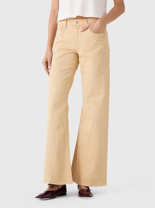 Mother Women's The Mid Rise Sidestepper Twist Sneak Jean