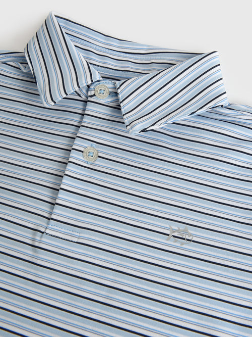 Southern Tide Boys' Driver Oyster Creek Stripe Polo