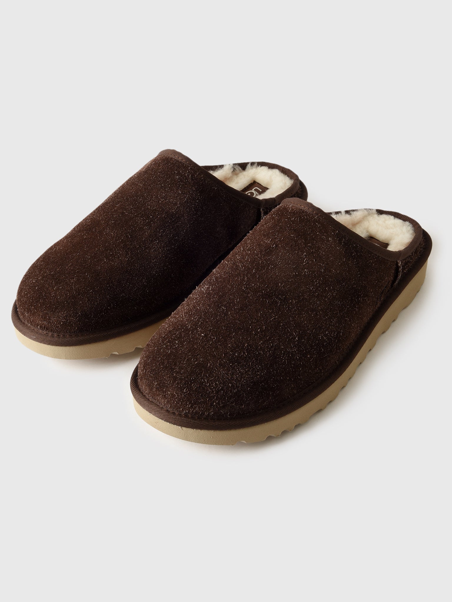 UGG Men's Classic Slip-On Shaggy Suede Slipper - Saint Bernard
