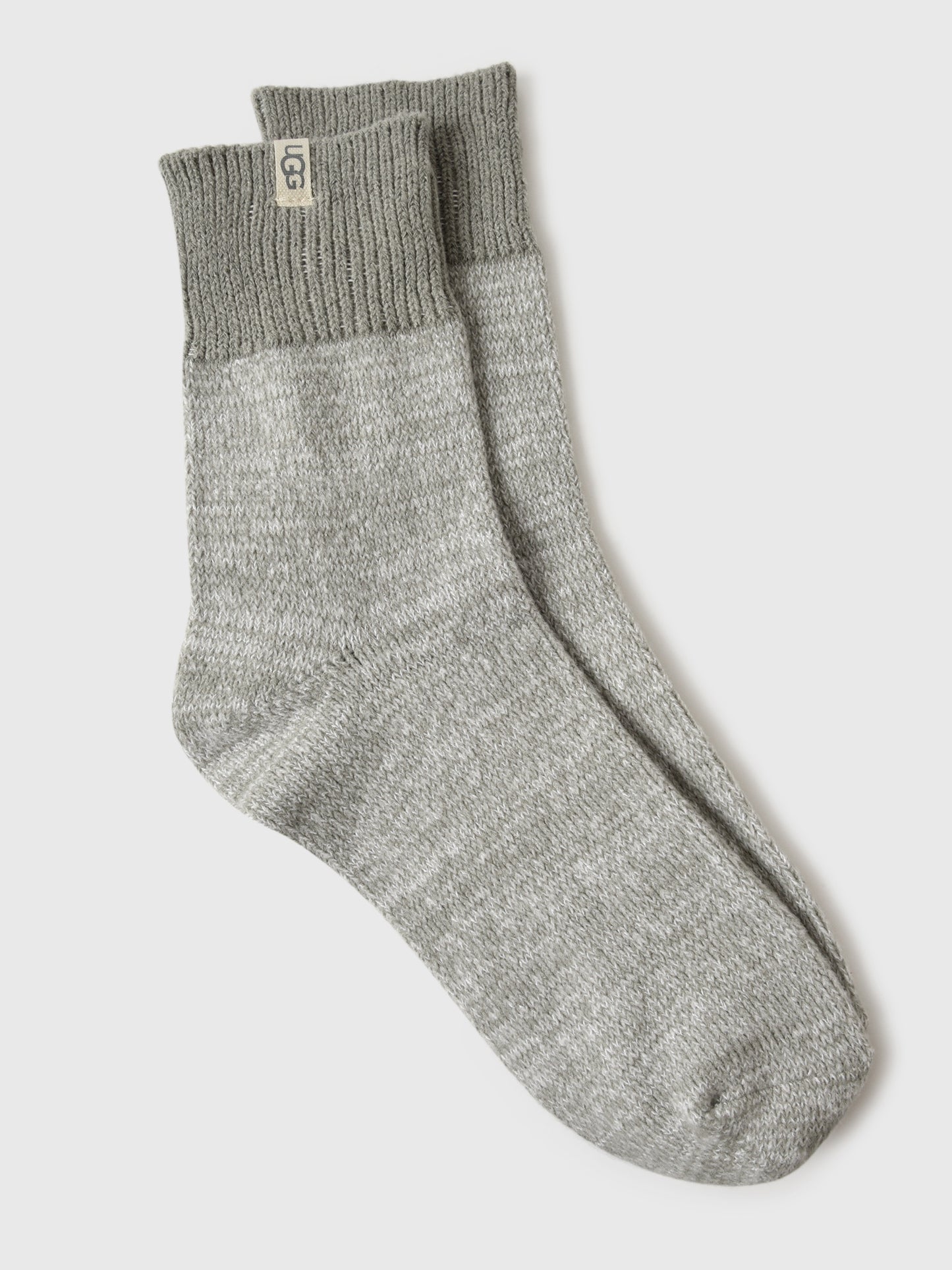 UGG Women's Rib Knit Slouchy Quarter Socks - Saint Bernard