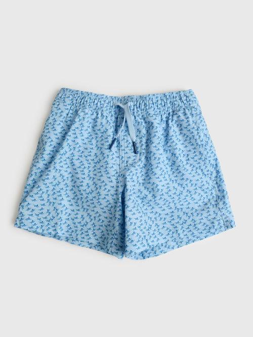 Southern Tide Boys' Fintastic Swim Trunk
