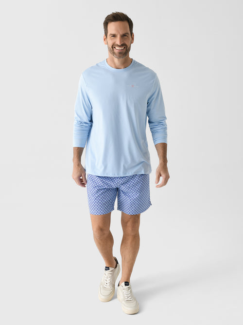 Southern Tide Men's Low Country Est. 06 Long Sleeve Performance T-Shirt