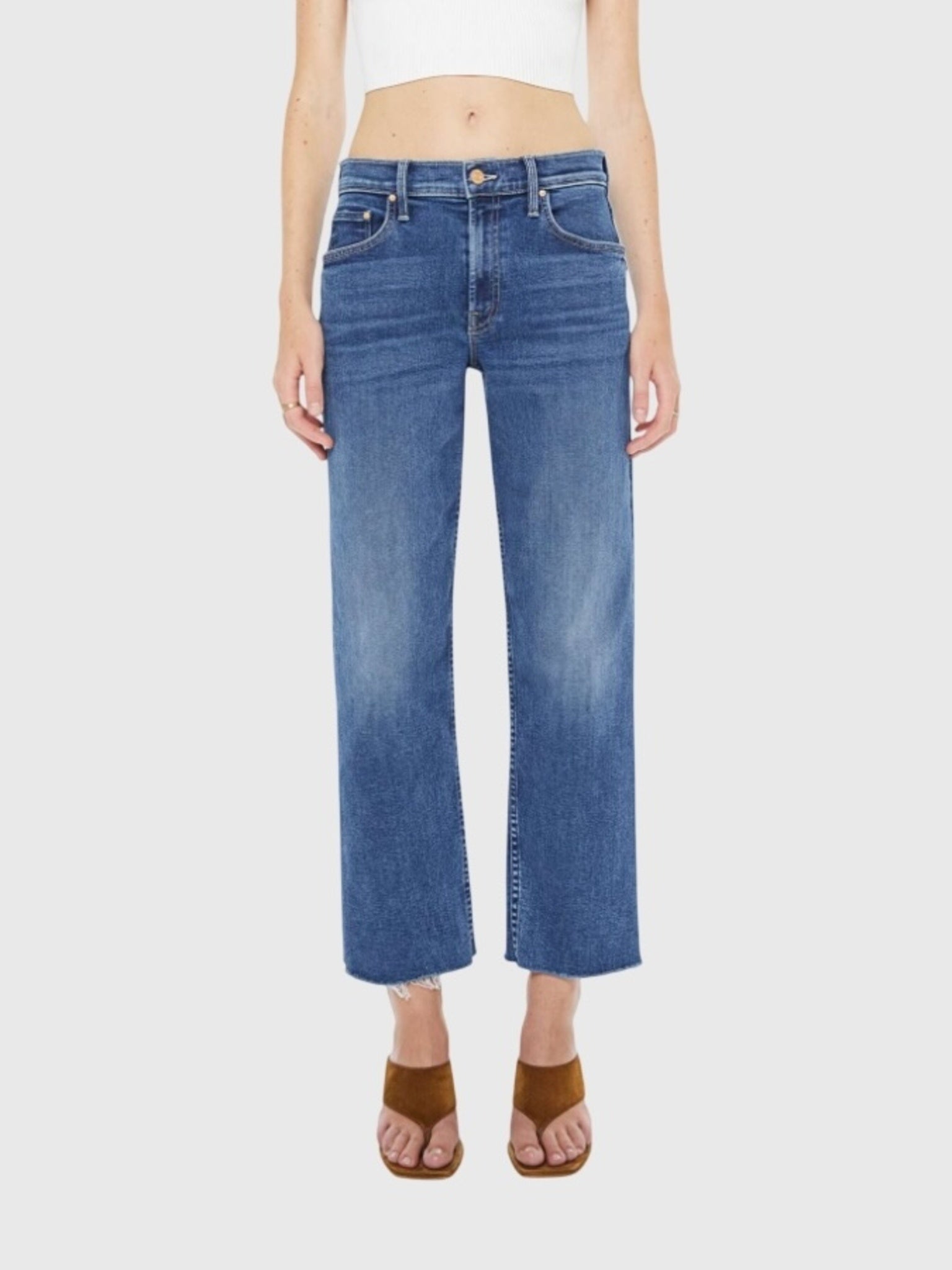 Mother Women's The Newbie Ankle Jean - Saint Bernard