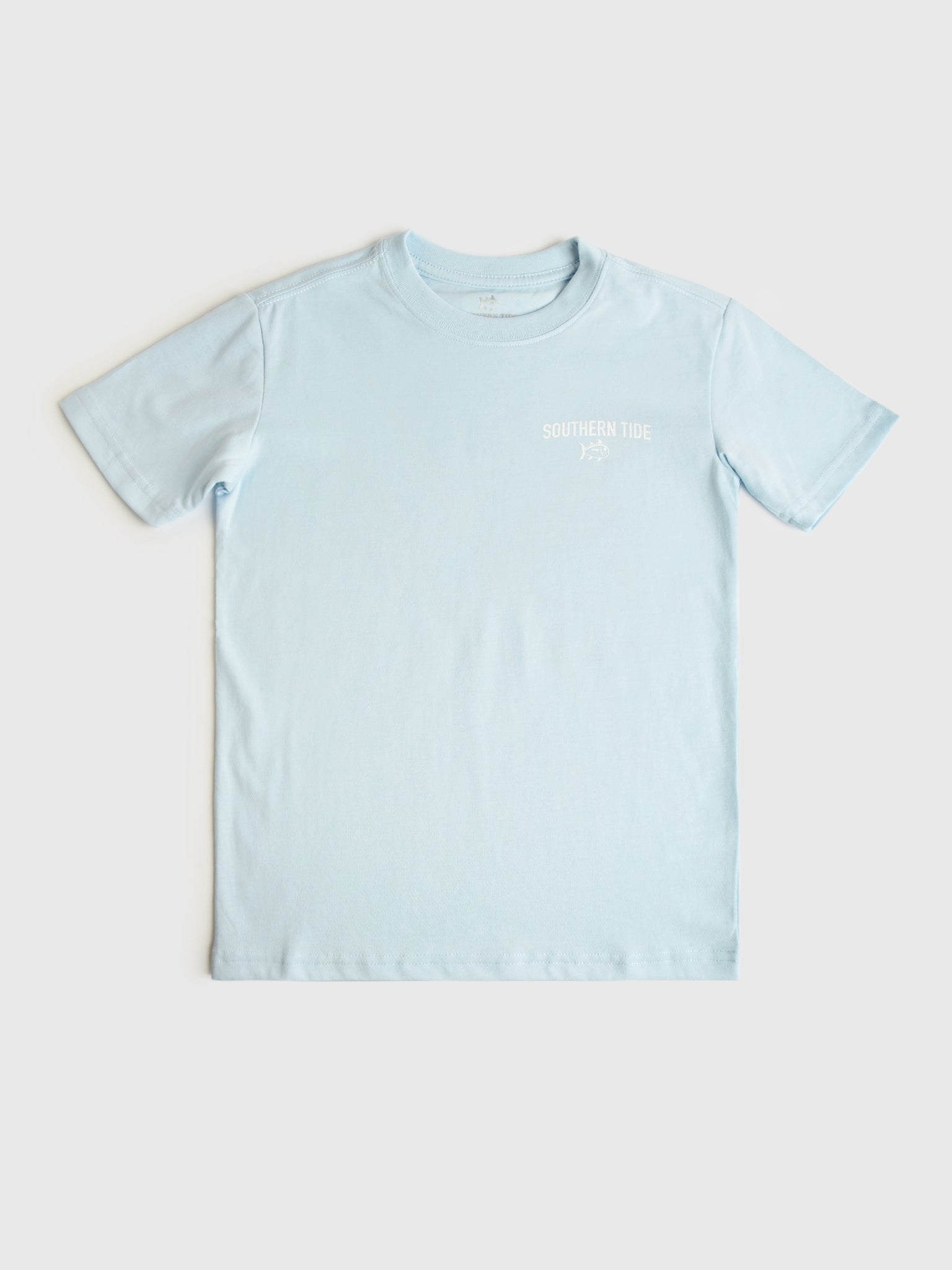 Southern Tide Boys' Sailfish Swim Skipjack Fill Short Sleeve T-Shirt - Saint Bernard