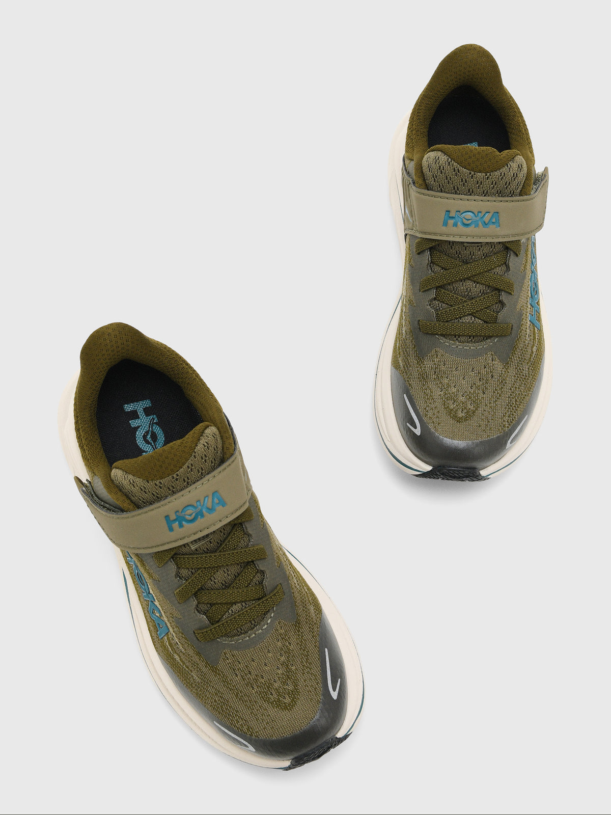 HOKA Little Kids' Clifton 10 Running Shoe - Saint Bernard