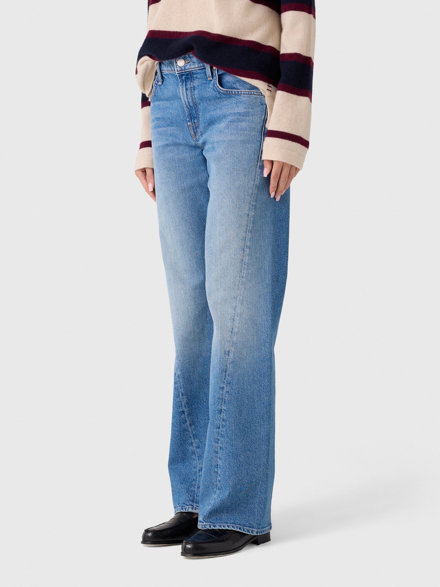 Mother Women's The Bookie Twist Skimp Jean - Saint Bernard