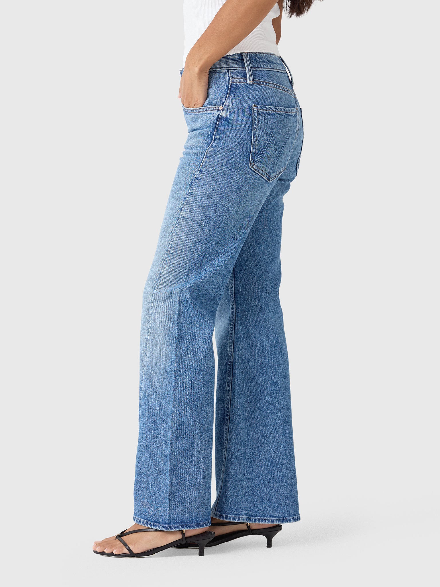 Mother Women's The Bookie Twist Skimp Jean - Saint Bernard
