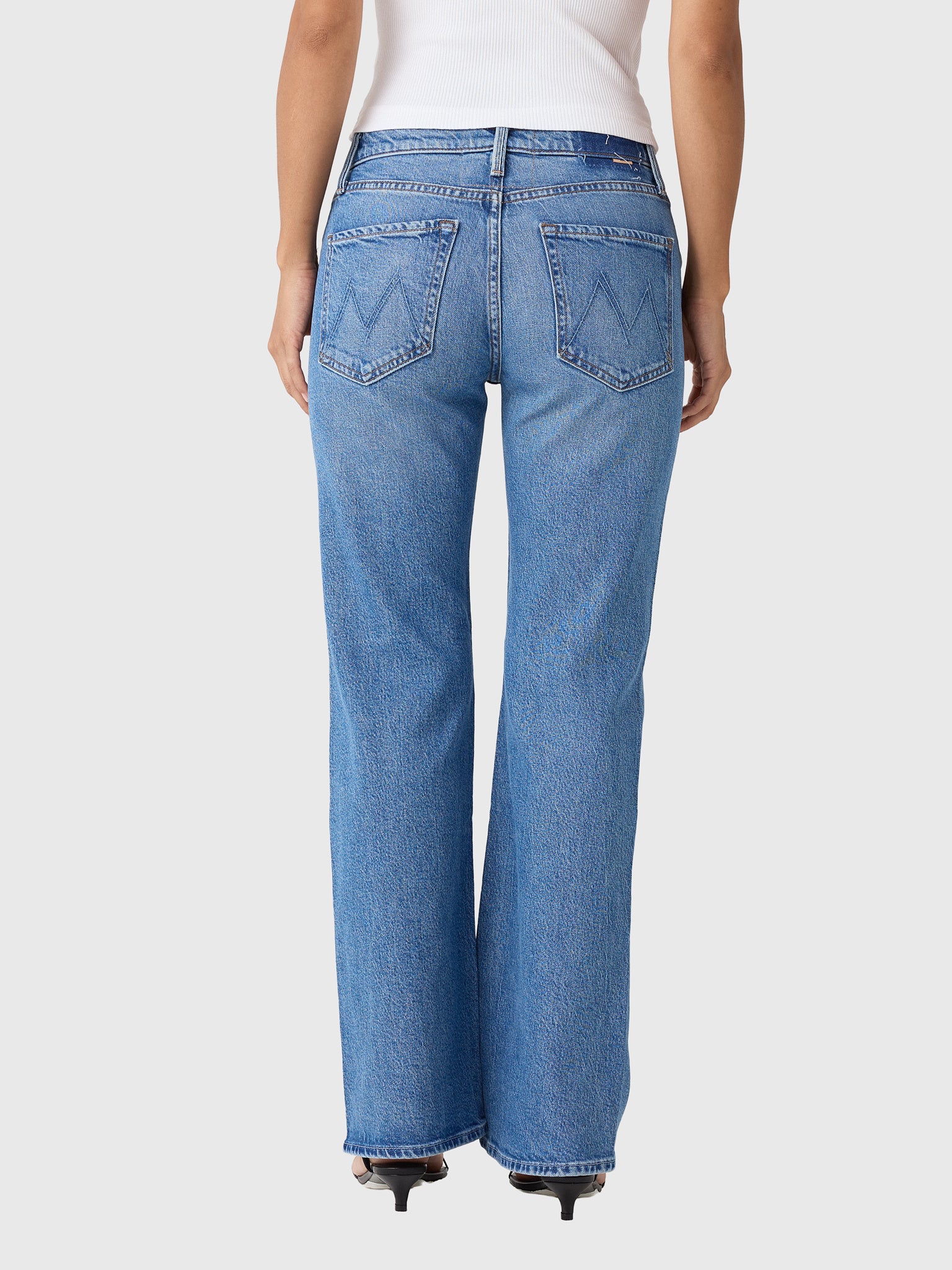 Mother Women's The Bookie Twist Skimp Jean - Saint Bernard