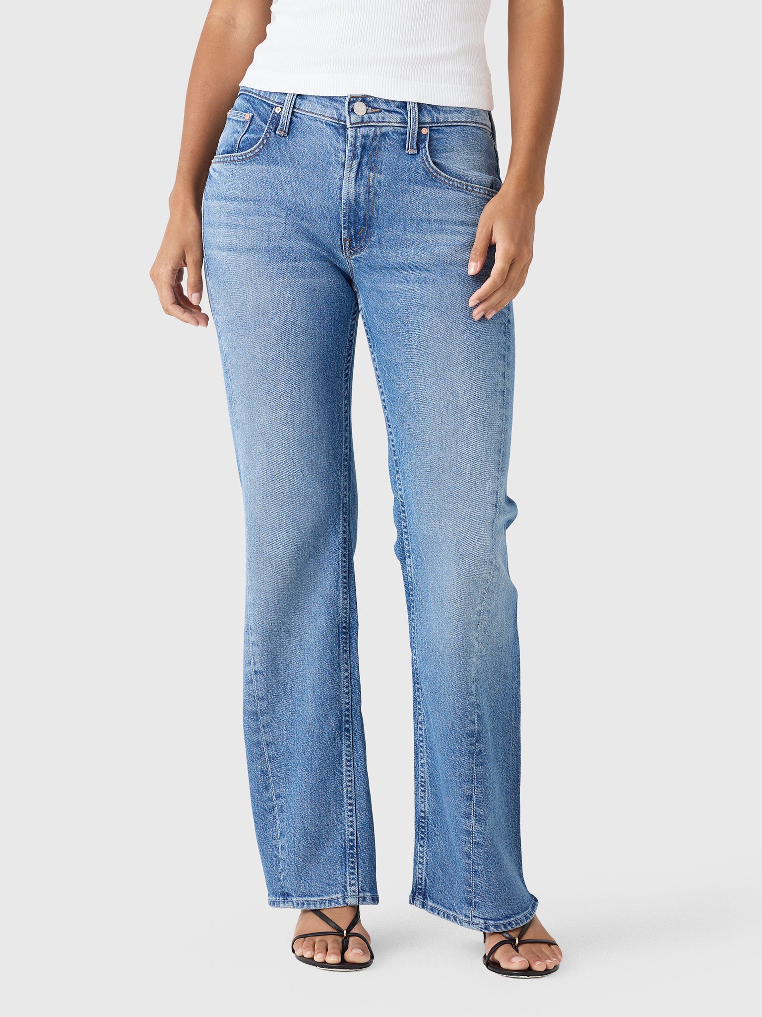 Mother Women's The Bookie Twist Skimp Jean - Saint Bernard