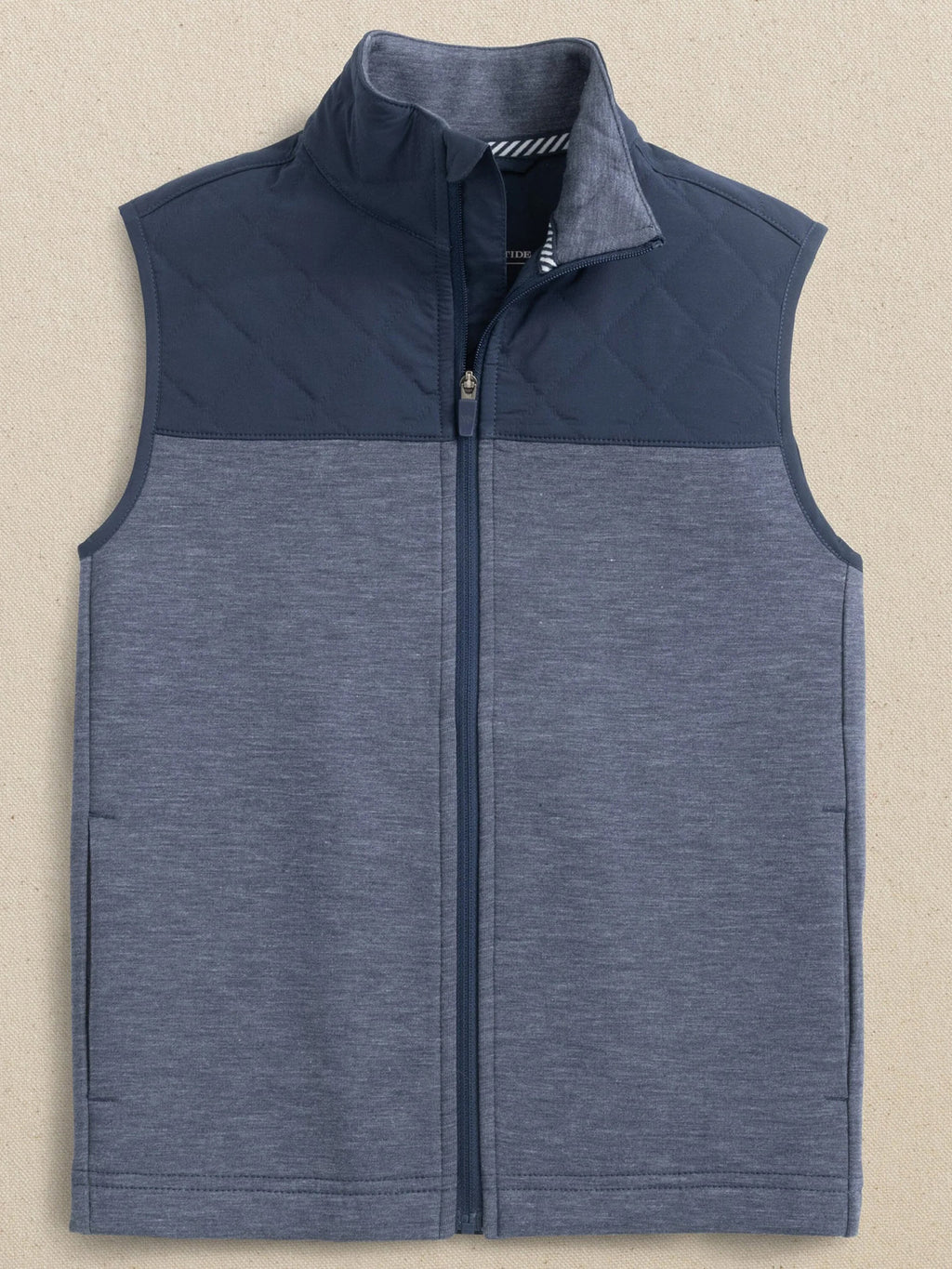 Southern Tide Boys' Waterfront Quilted Vest - Saint Bernard