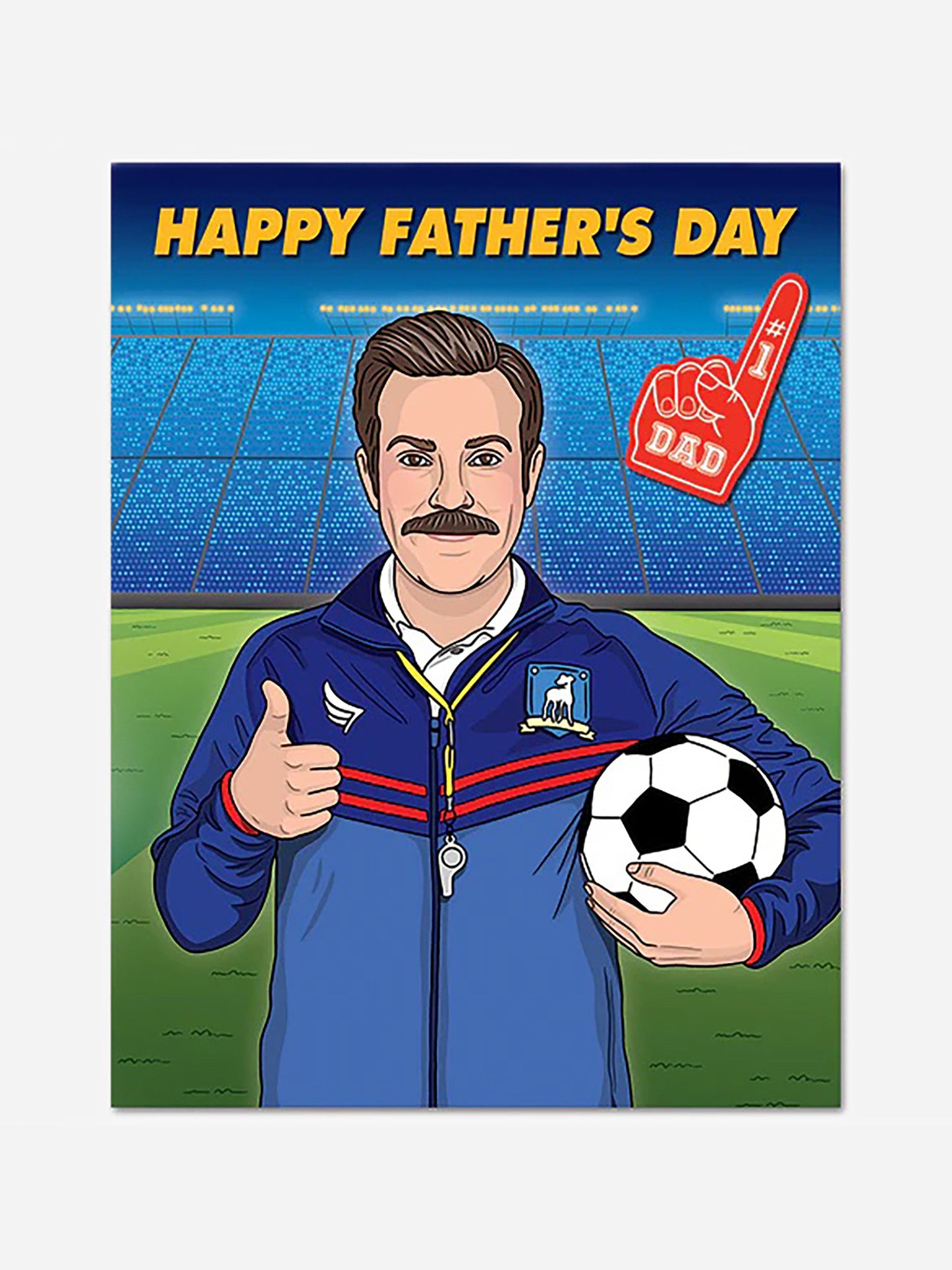 The Found Ted Best Dad Father's Day Card - Saint Bernard