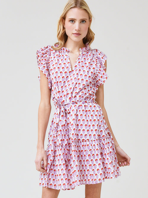 Oliphant Women's Flirty Ruffle Hem Dress