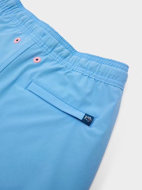 Southern Tide Boys' Solid Maritime Swim Trunk