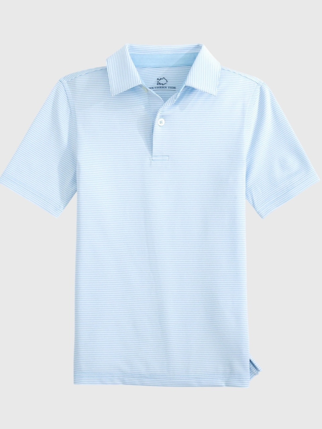 Southern Tide Boys' Driver Meadowbrook Stripe Polo - Saint Bernard