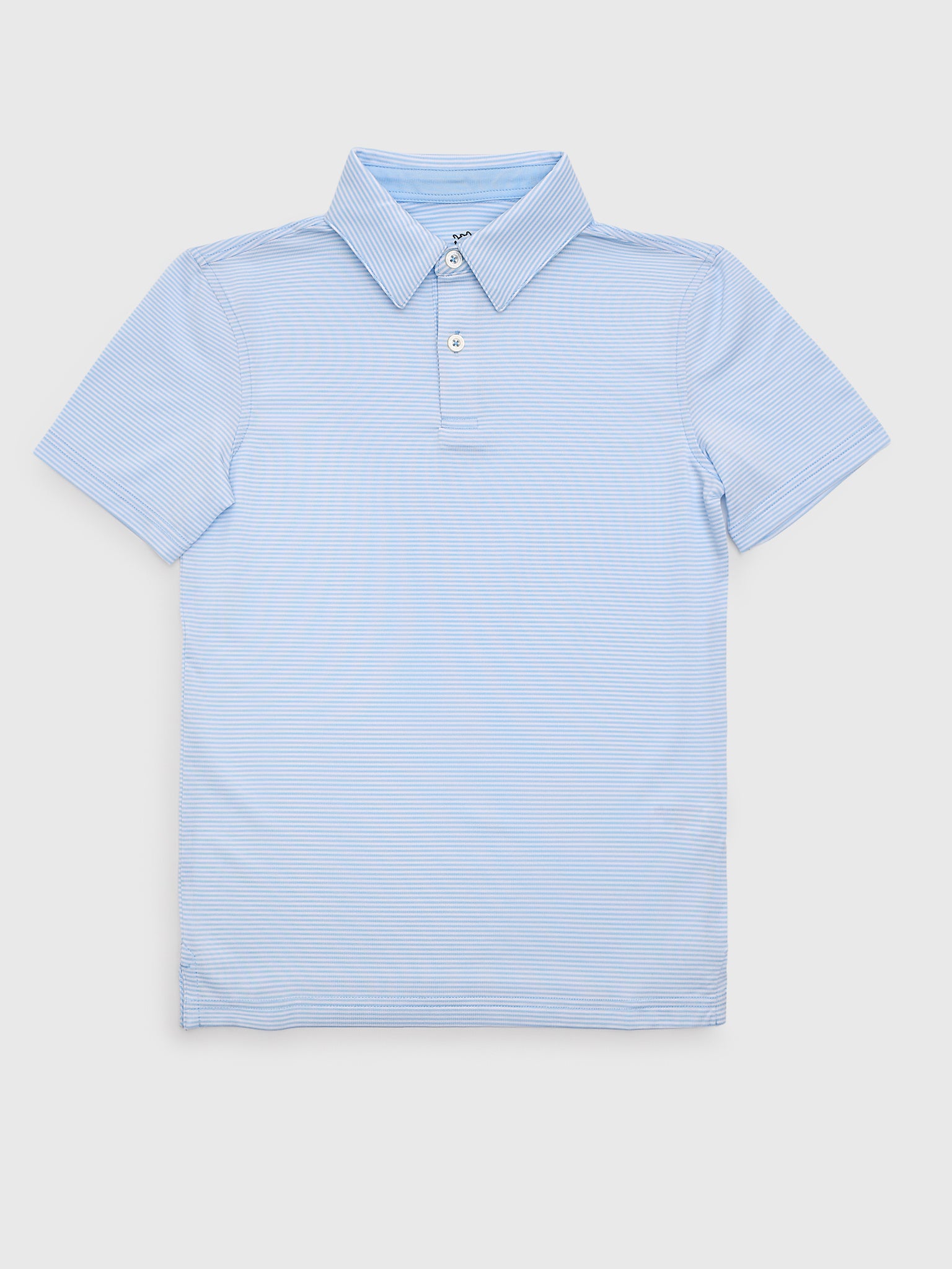 Southern Tide Boys' Driver Meadowbrook Stripe Polo - Saint Bernard